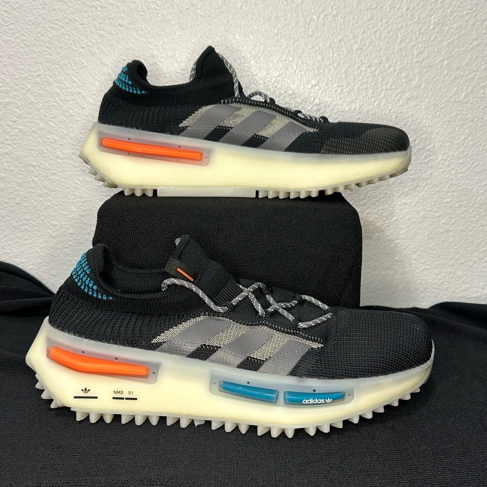adidas Mens NMD S1 Lace Up Sneakers‎ Shoes